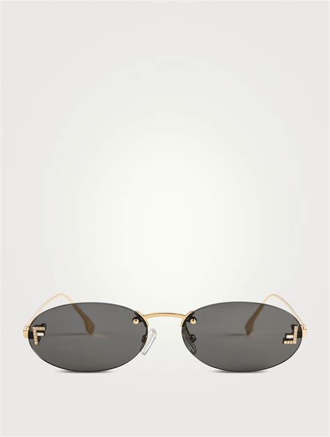 fendi first 54mm oval sunglasses|Fendi sunglasses fs.